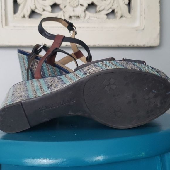 𝅺NATURALIZER N5 comfort sandal blue brown 8.5 - Picture 3 of 10